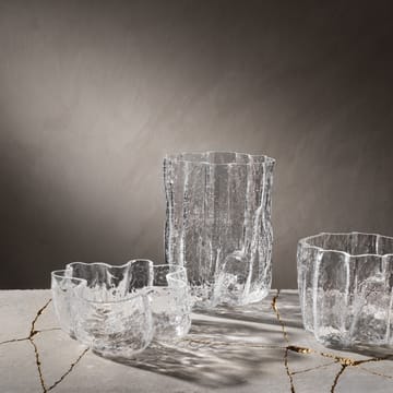 Crackle vase 270 mm - clear - Kosta Boda