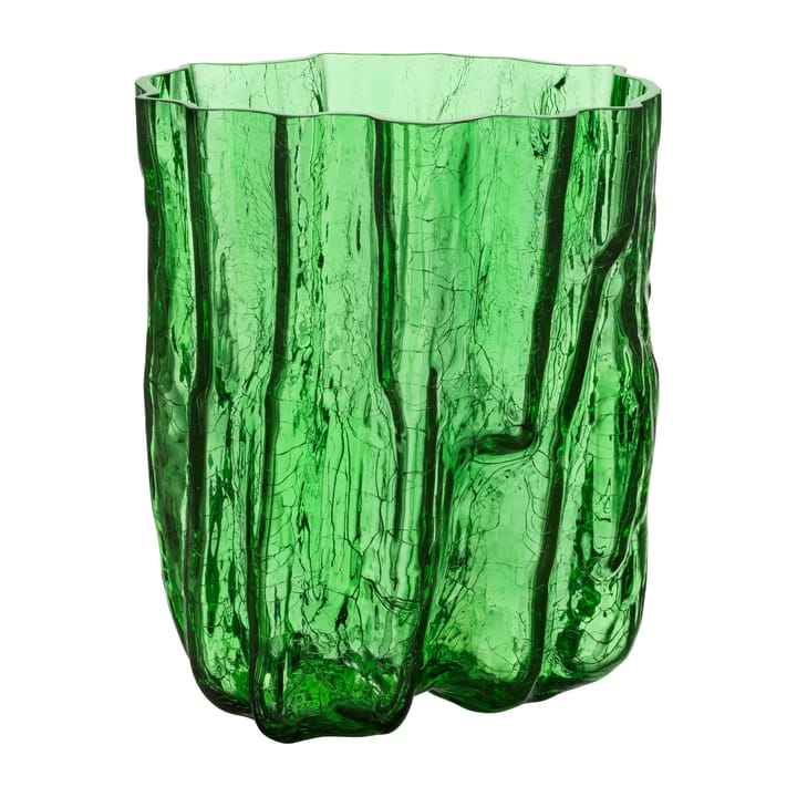 Crackle vase 270 mm - Green - Kosta Boda