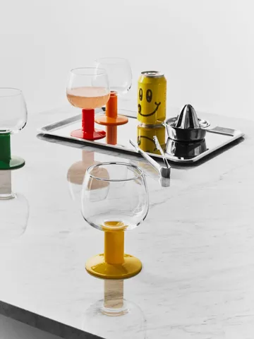 Father’s glass - Mixed colours, 40 cl, 4-pack - Kosta Boda