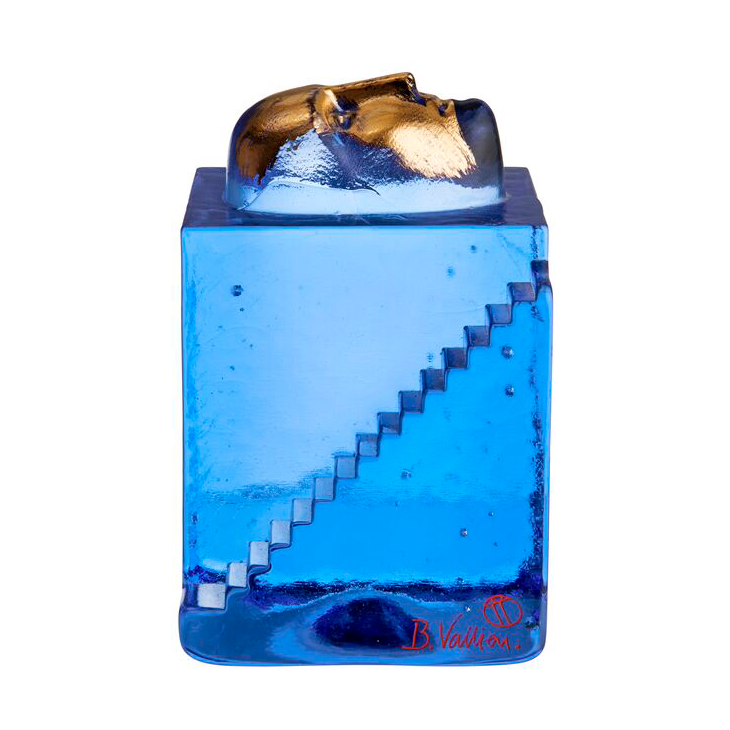 Kosta Boda Fortress Man BV AC-25 Blue