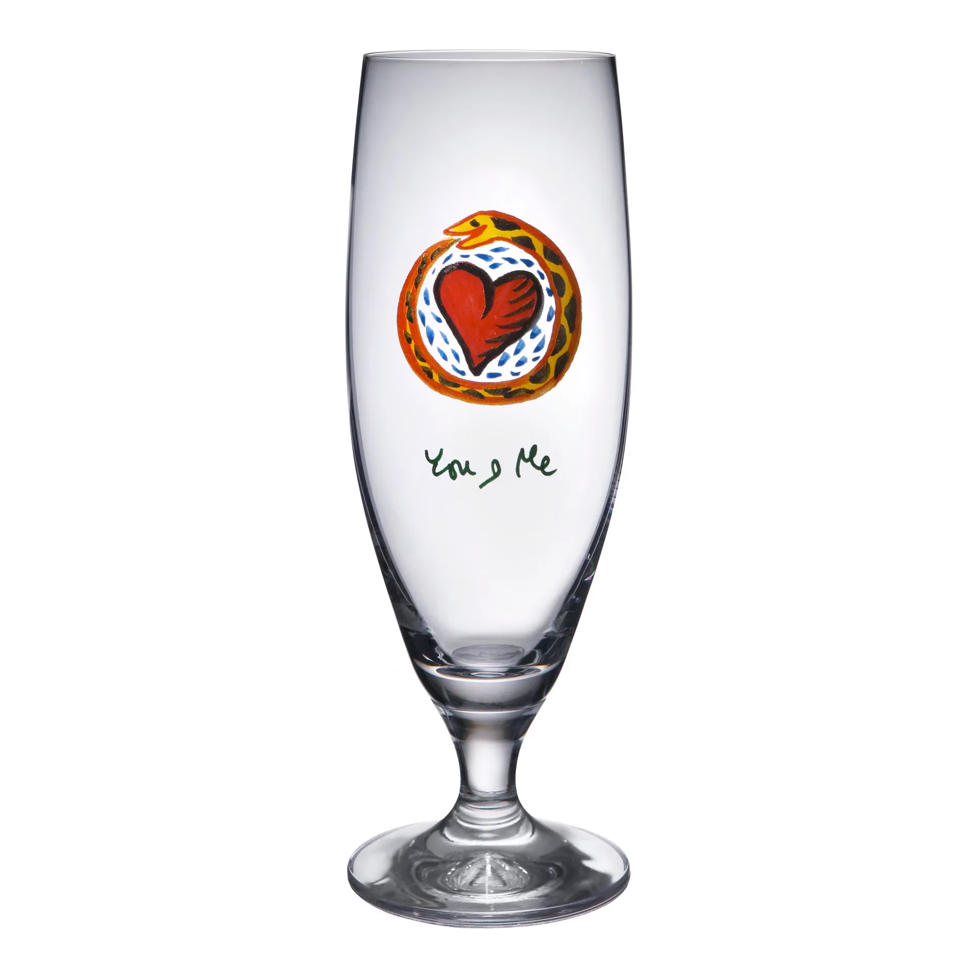 Friendship beer glass 50 cl, you Kosta Boda