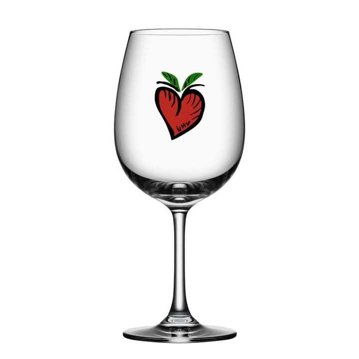 Friendship wine glass 50 cl - Hearts - Kosta Boda