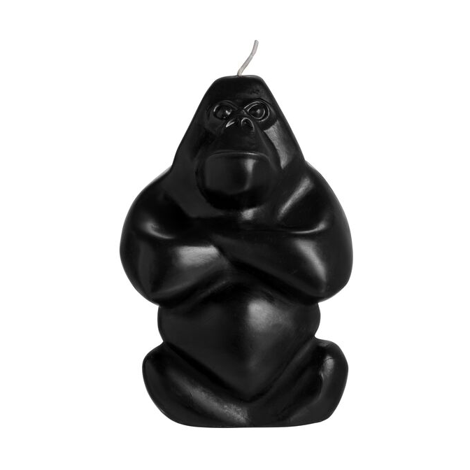 Kosta Boda Gabba Gabba Hey candle 11.5 cm Black | Scandinavian Design | Candles | Black