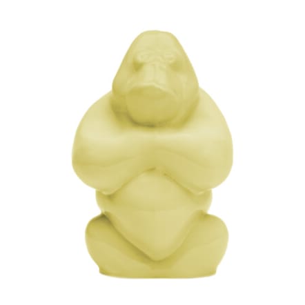 Gabba Gabba Hey sculpture 120 mm - Banana Milk - Kosta Boda