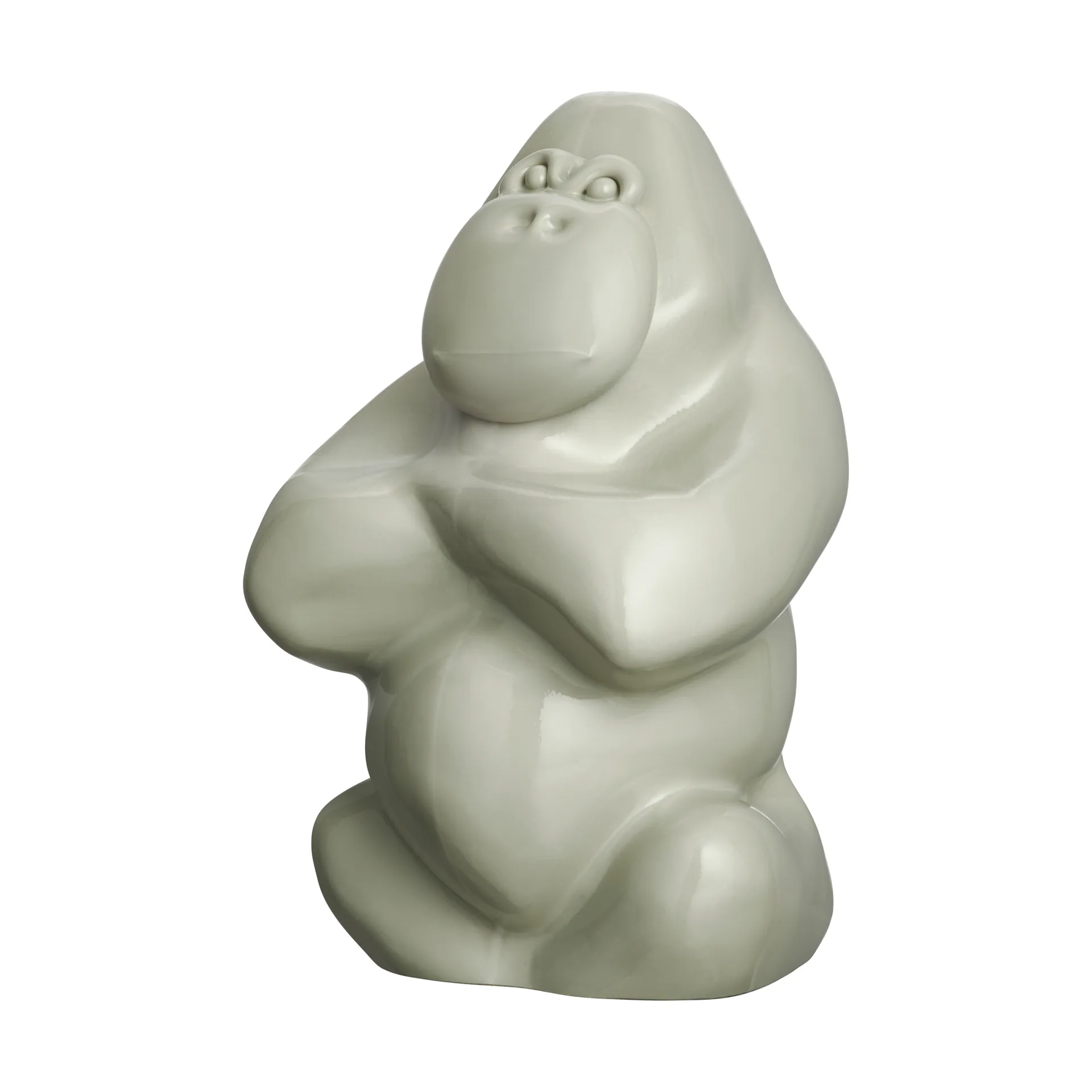 Gabba Gabba Hey sculpture 305 mm, Light beige Kosta Boda