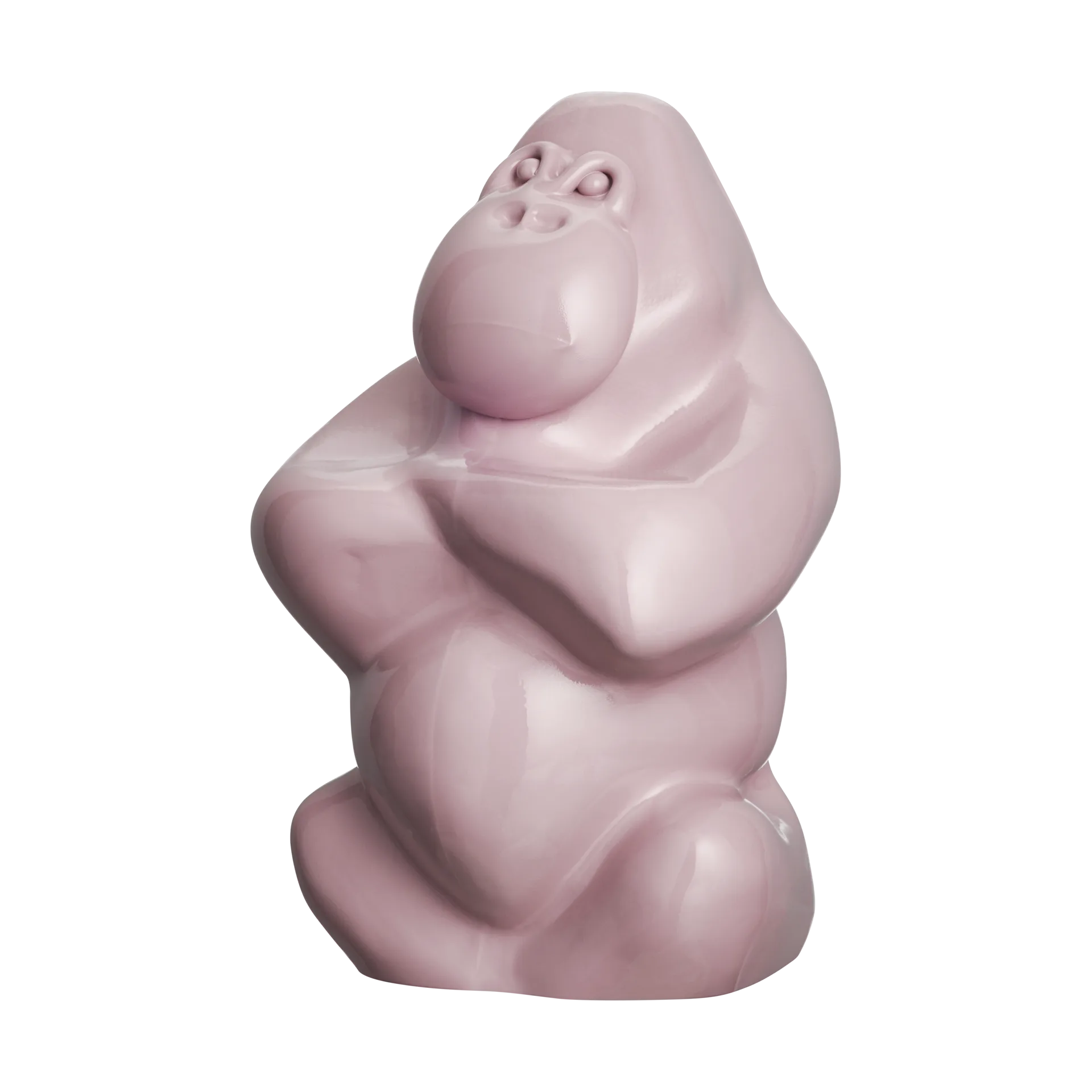 Gabba Gabba Hey sculpture 305 mm, Powder pink Kosta Boda
