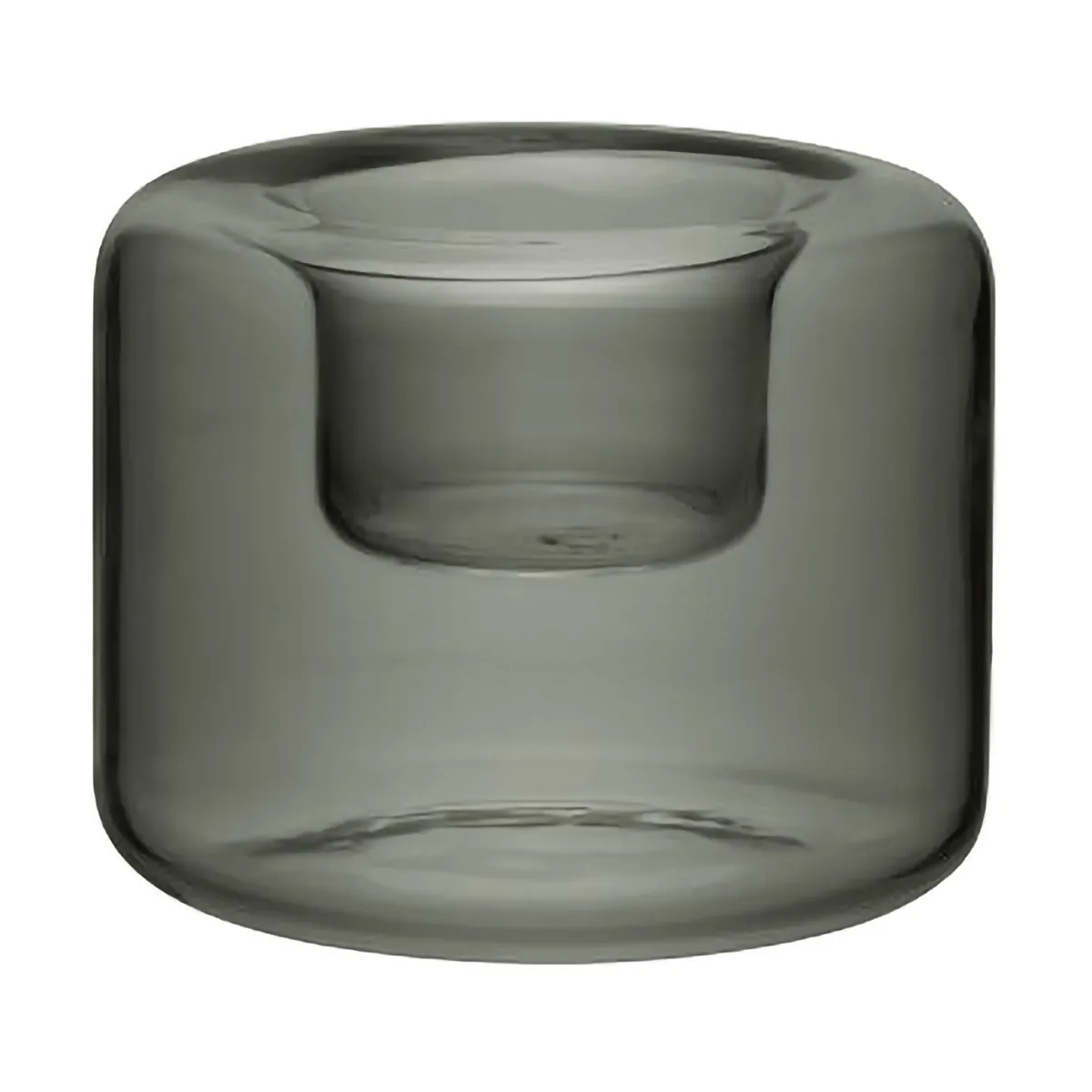 Happy candle holder 3 pieces, Anthracite Kosta Boda