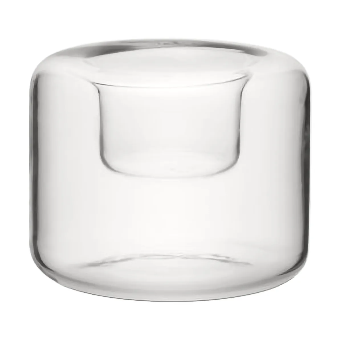 Happy candle holder 3 pieces, Clear Kosta Boda