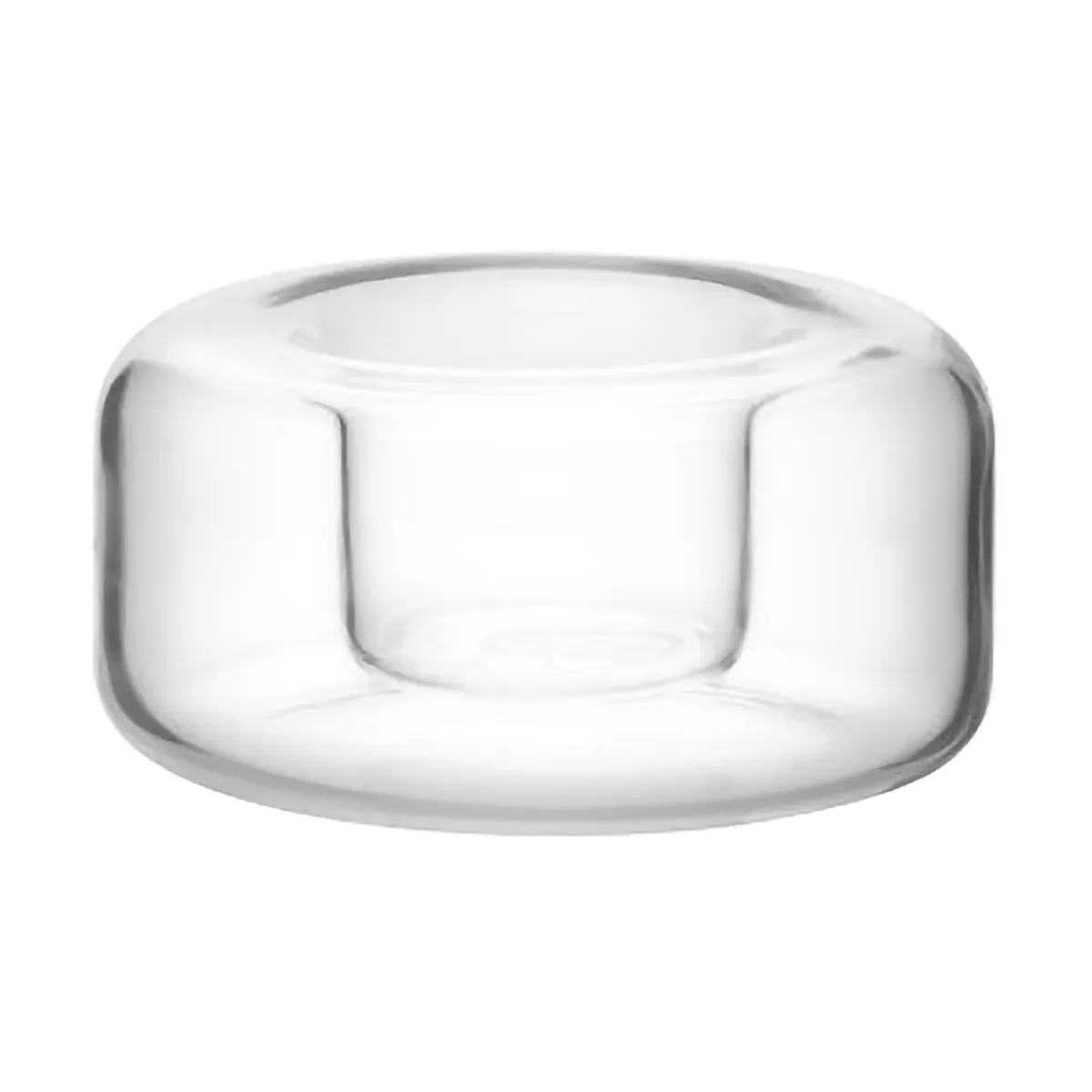 Happy candle holder 4.7 cm, Clear Kosta Boda