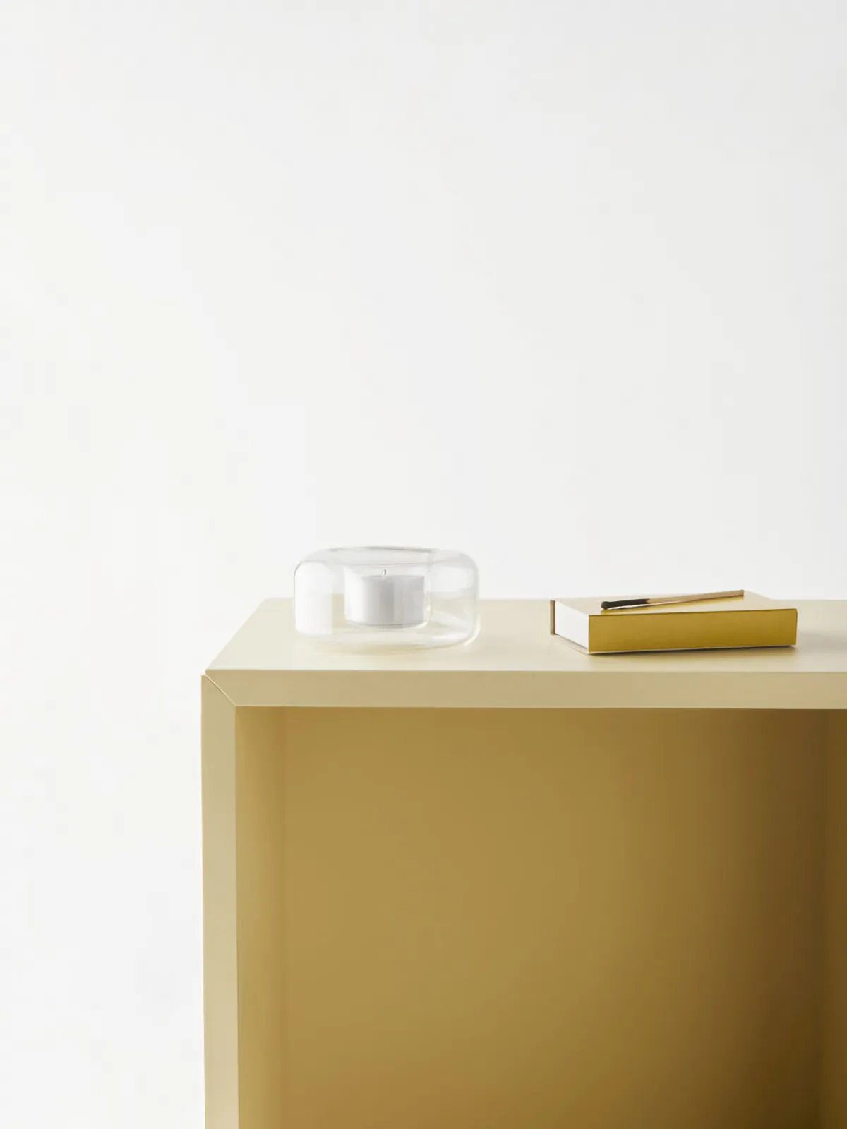 Happy candle holder 4.7 cm, Clear Kosta Boda