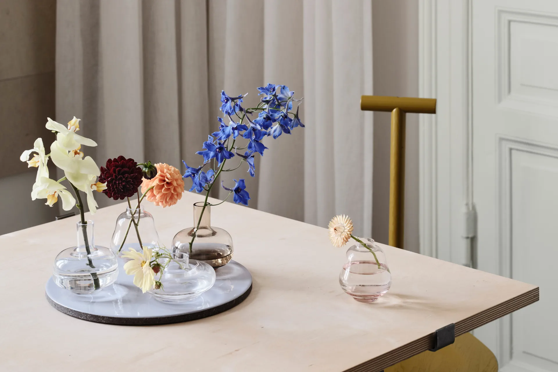 Kappa vase 84 mm, Light pink Kosta Boda