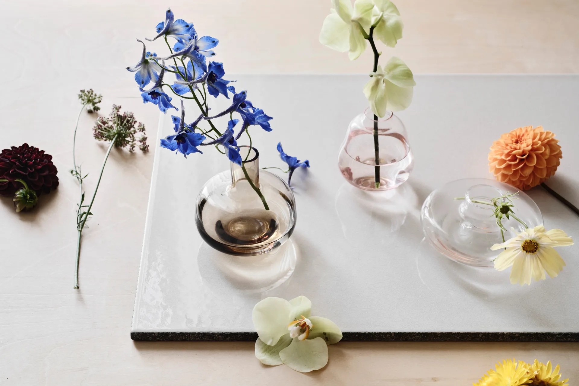 Kappa vase 84 mm, Light pink Kosta Boda