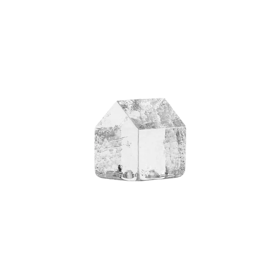 Kosta house, Transparent, 7,5 cm Kosta Boda