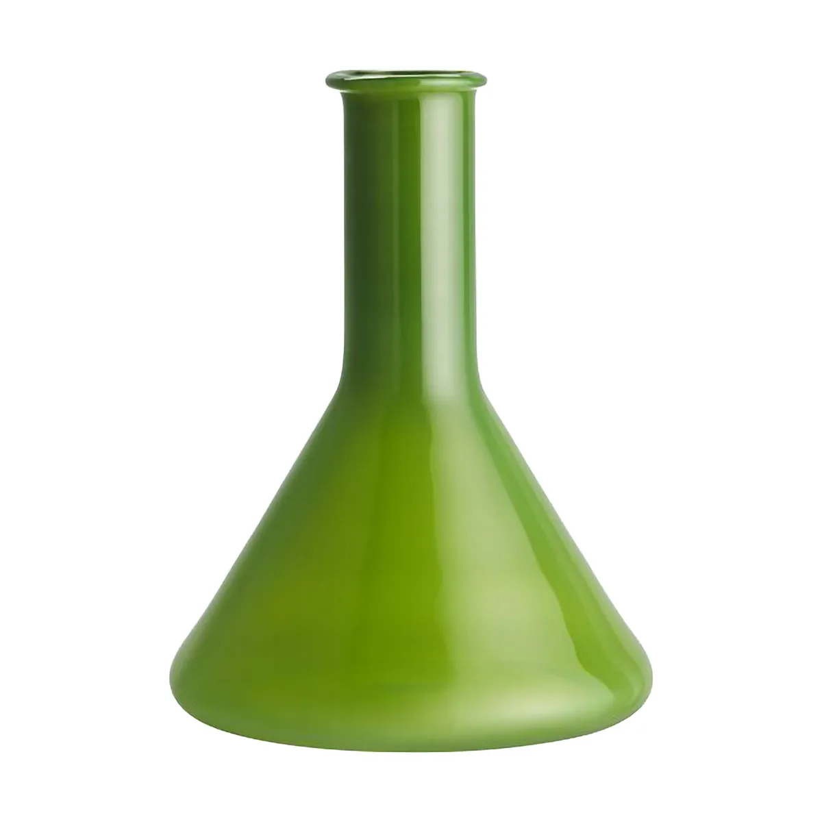 Lab measuring glass vase 18.5 cm, Green Kosta Boda