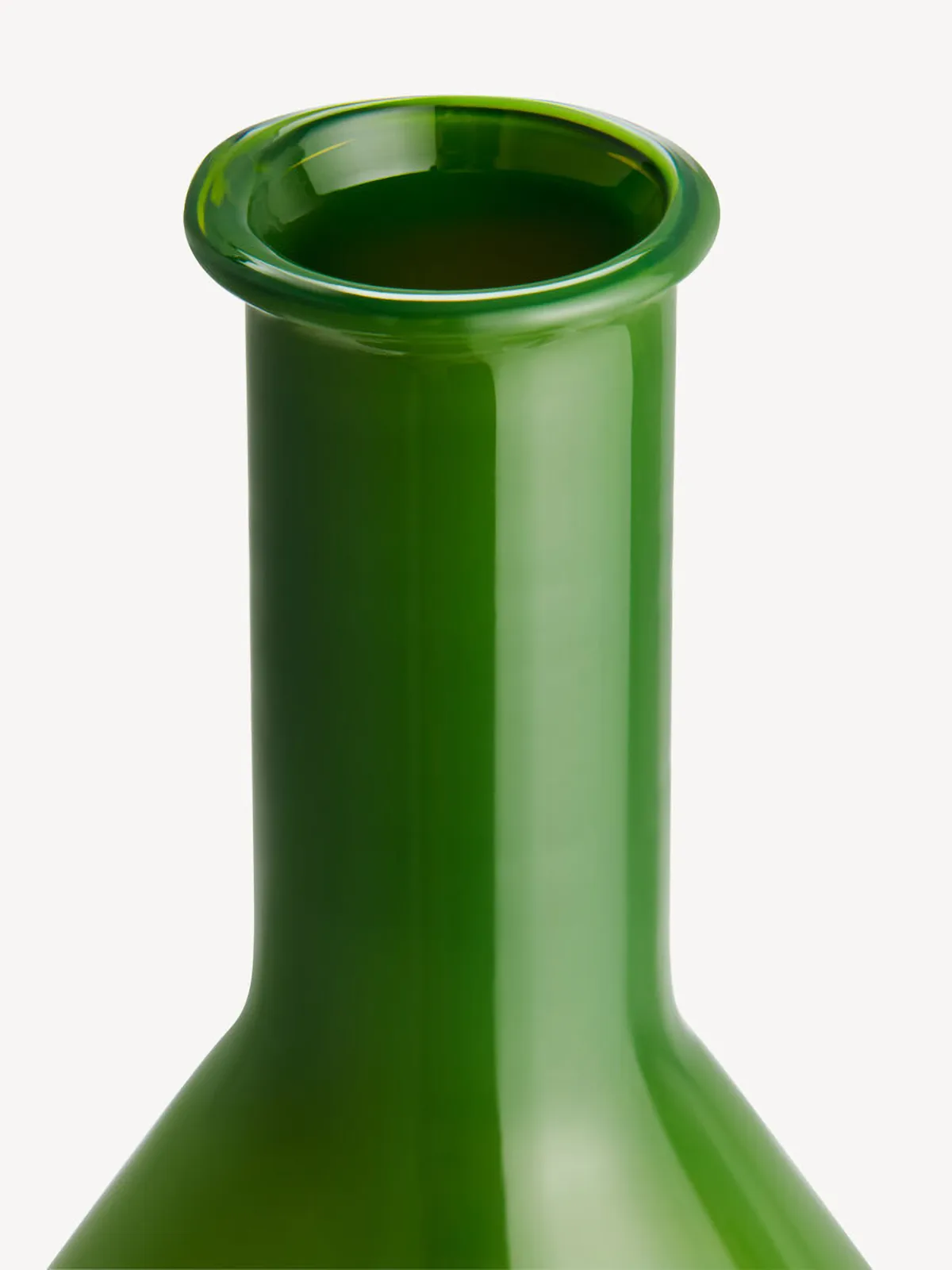 Lab measuring glass vase 18.5 cm, Green Kosta Boda
