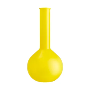 Lab round flask vase 31.5 cm - Yellow - Kosta Boda
