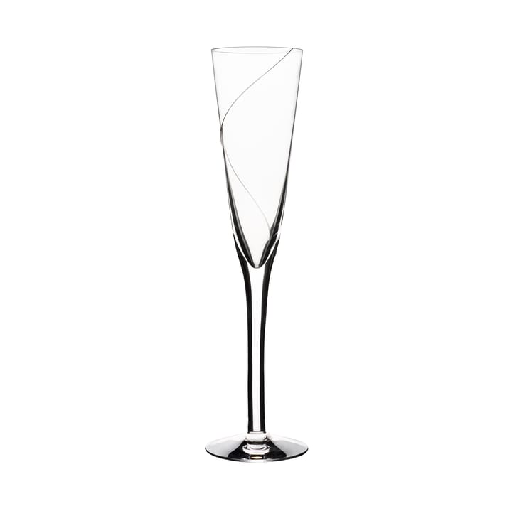 Line champagne glass 15 cl - Clear - Kosta Boda