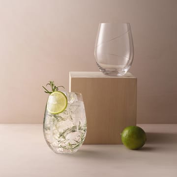 Line gin & tonic glass 60 cl - clear - Kosta Boda