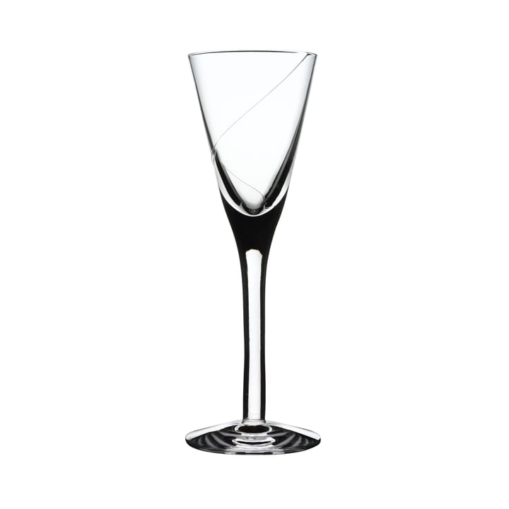 Line snaps glass 7 cl - Clear - Kosta Boda