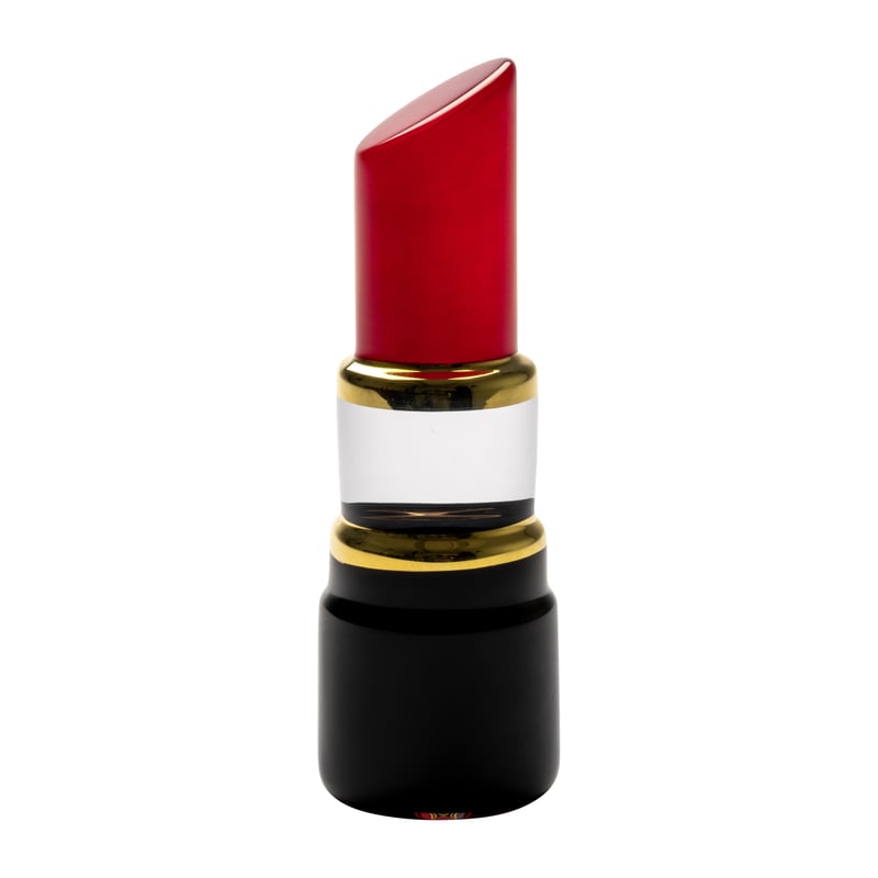 Kosta Boda Make Up lip stick 13.3 cm Poppy red