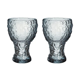 Kosta Boda Moss highball glass circular 42 cl 2-pack Blue