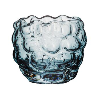 Kosta Boda Moss tealight holder 7.3 cm Blue | Scandinavian Design | Tea light holders, lanterns & candle dishes | Blue