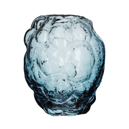 Kosta Boda Moss vase circular 11.5 cm Blue