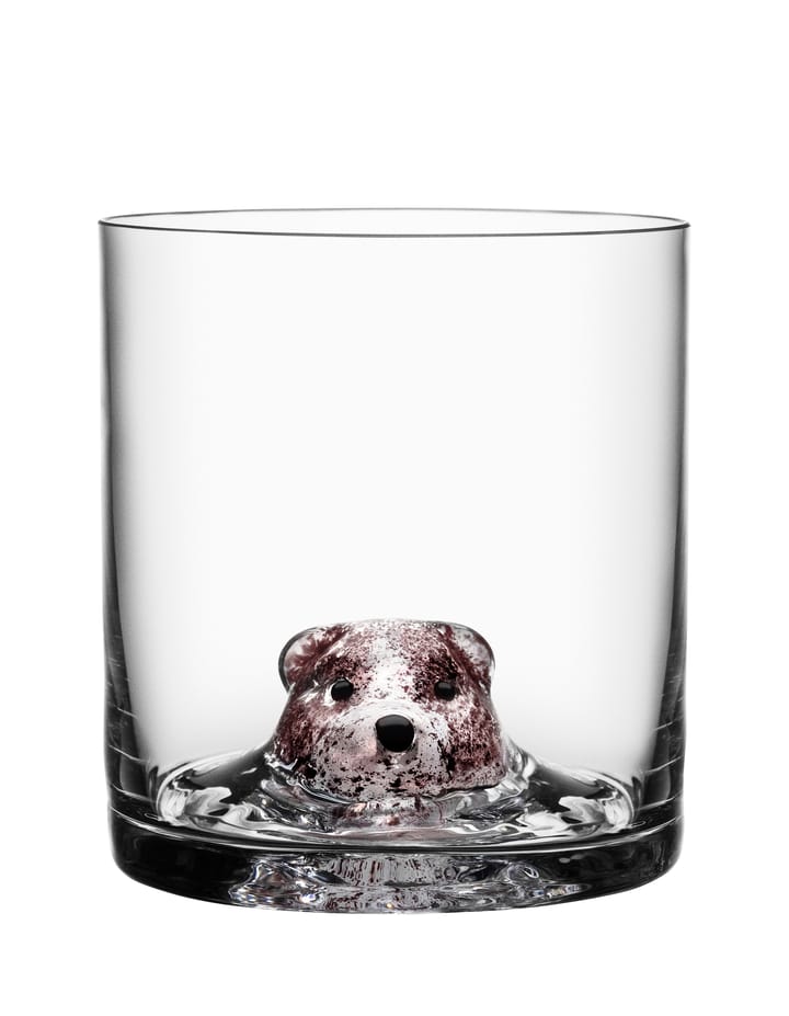 New Friends by Ernst Billgren - bear tumbler - Kosta Boda