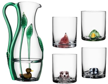 New Friends by Ernst Billgren - bear tumbler - Kosta Boda