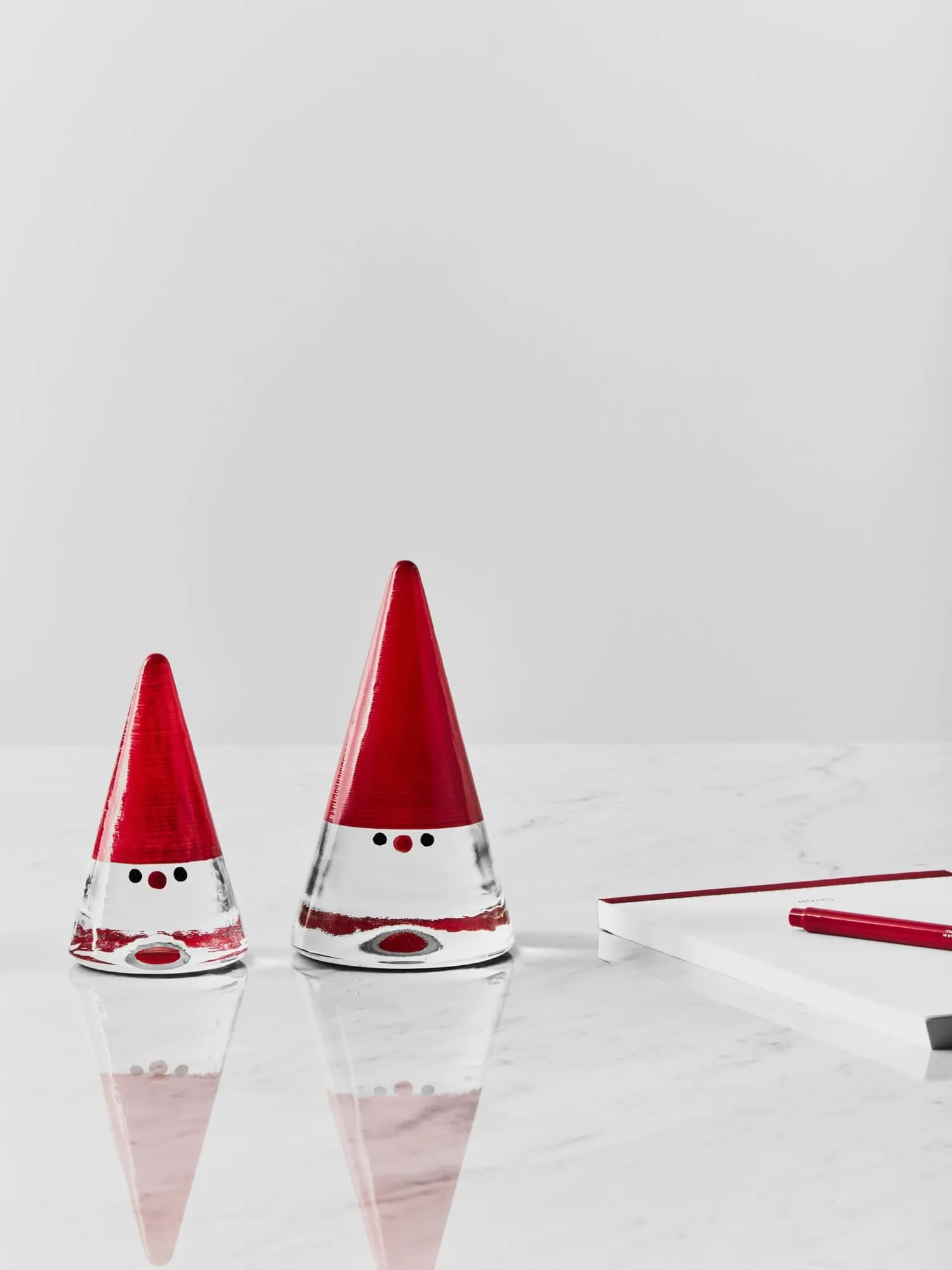 Noel gnome, Green, 15 cm Kosta Boda