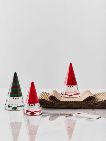 Noel gnome - Green, 15 cm - Kosta Boda