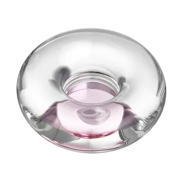 Orion tealight holder Ø11x6,3 cm - Pink - Kosta Boda