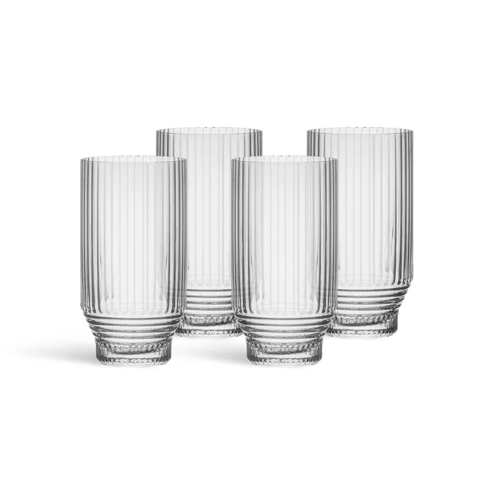 Pavilion highball glass - Clear, 30 cl, 4-pack - Kosta Boda