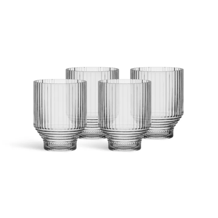 Pavilion lowball glass - Clear, 30 cl, 4-pack - Kosta Boda