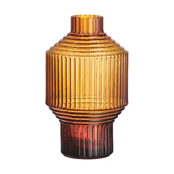 Pavilion vase dark 134 mm - Amber - Kosta Boda