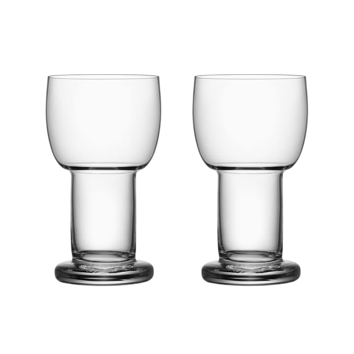 Picnic glass 32cl 2-pack - Clear - Kosta Boda