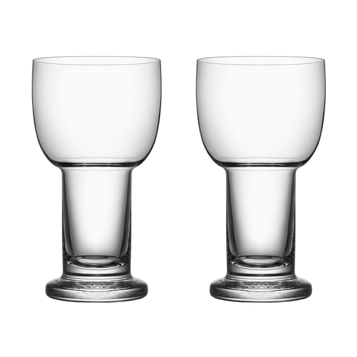 Picnic glass 48cl 2-pack - Clear - Kosta Boda