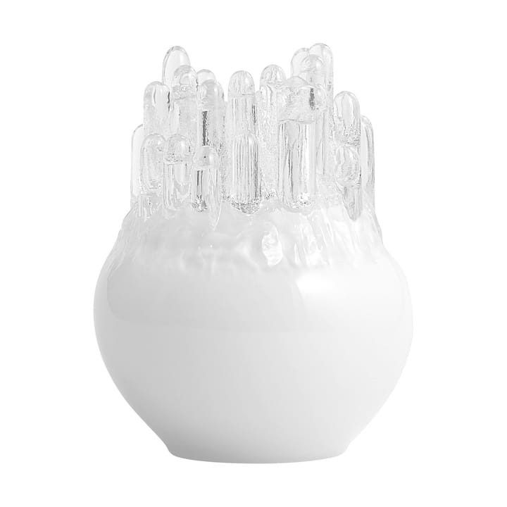 Polar candle holder 190 mm - White - Kosta Boda