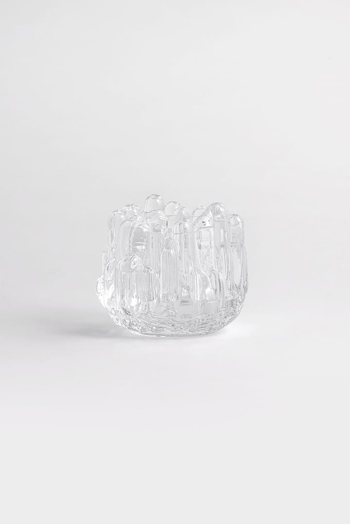 Polar candle holder 86 mm - Clear - Kosta Boda