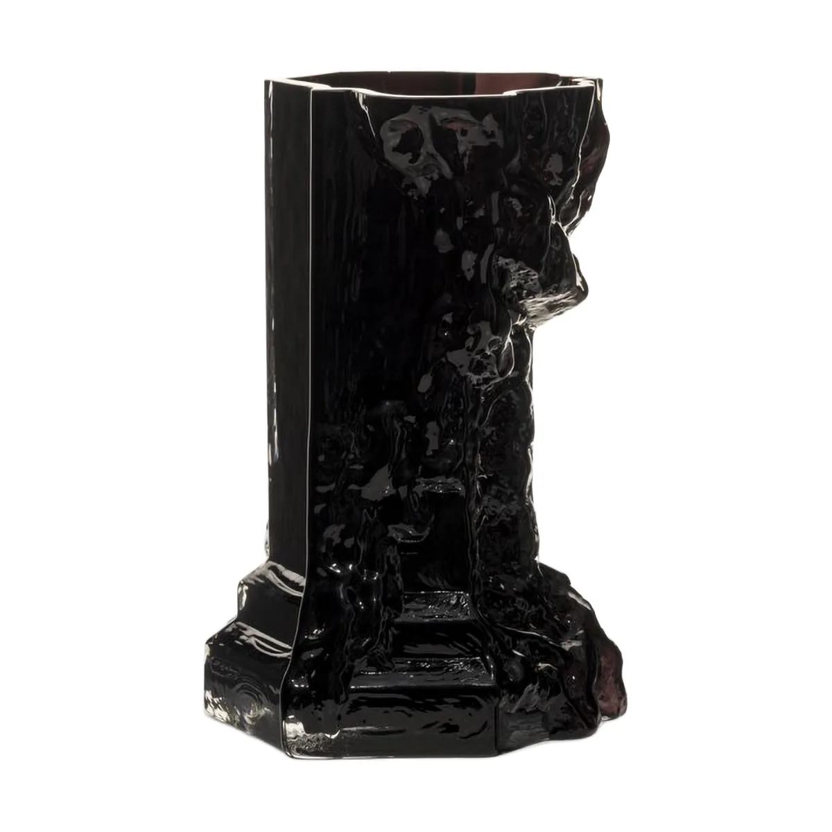 Rocky Baroque vase 25 cm, Pitch black Kosta Boda