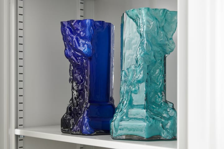 Rocky Baroque vase 35 cm, Deep blue Kosta Boda