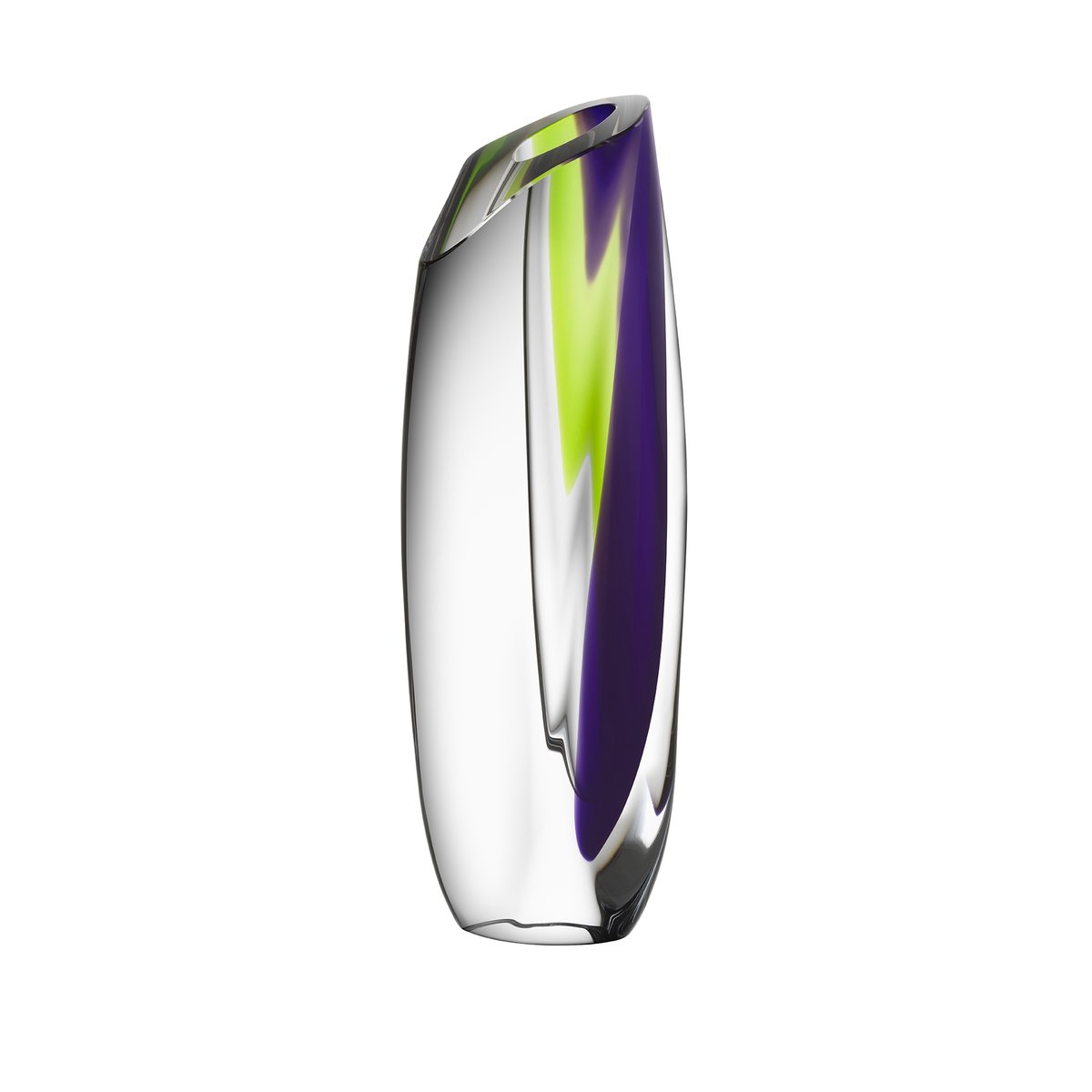 Kosta Boda Saraband vase 36 cm purple-green | Scandinavian Design | Vases | Purple