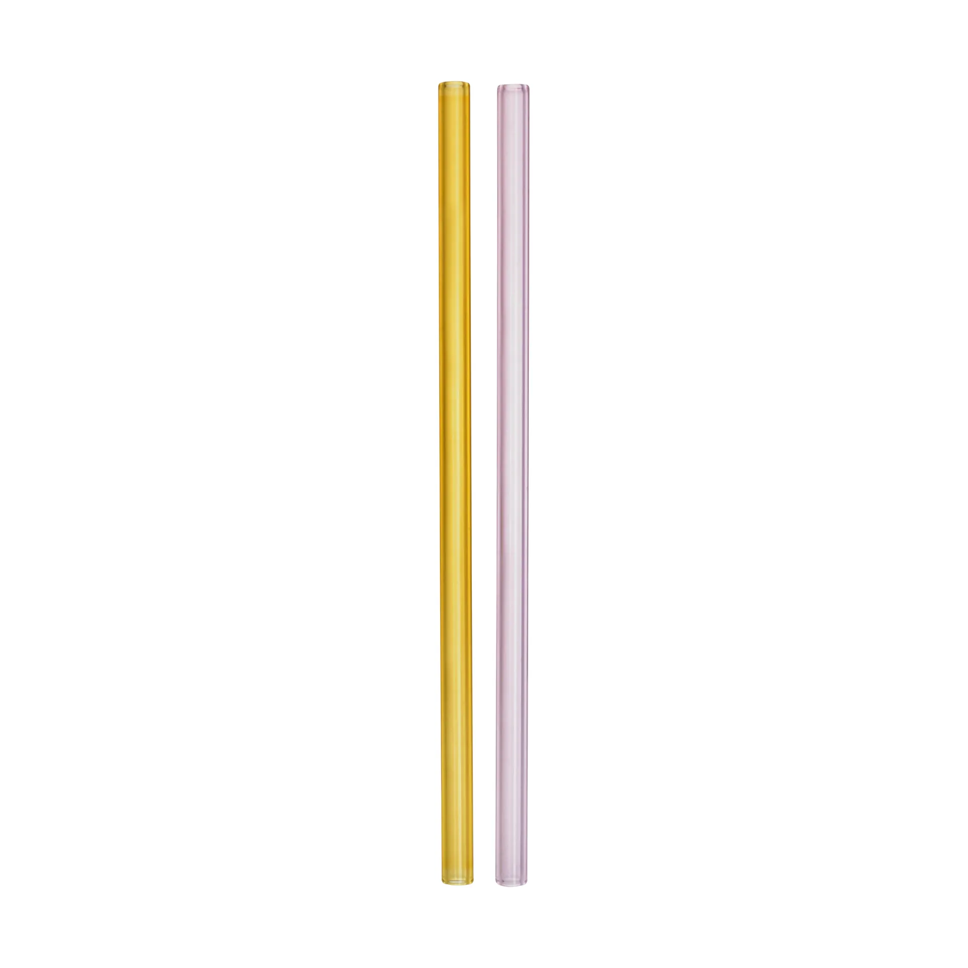 Sipsavor straws 200 mm 2-pack, Pink-yellow Kosta Boda