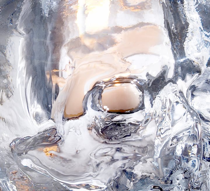 Skull votive - clear glass - Kosta Boda