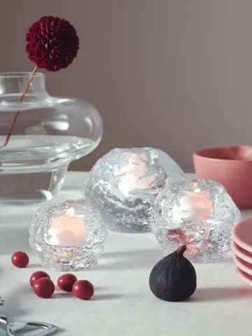 Snowball votive - Large, H9 cm - Kosta Boda