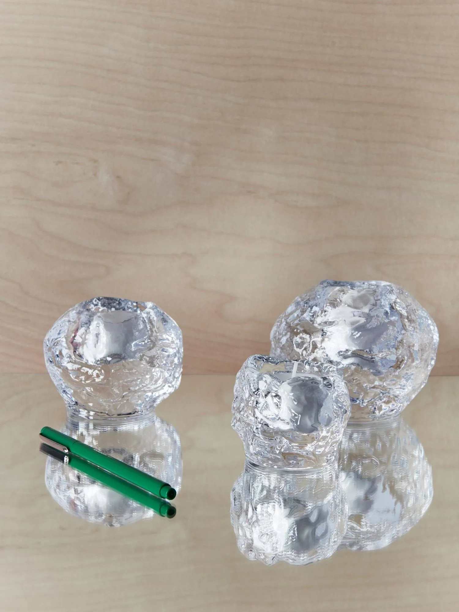 Snowball votive, Large, H9 cm Kosta Boda