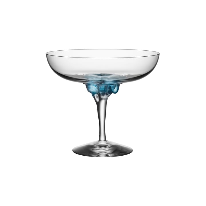 Sugar Dandy coupe glass 32 cl - blue - Kosta Boda