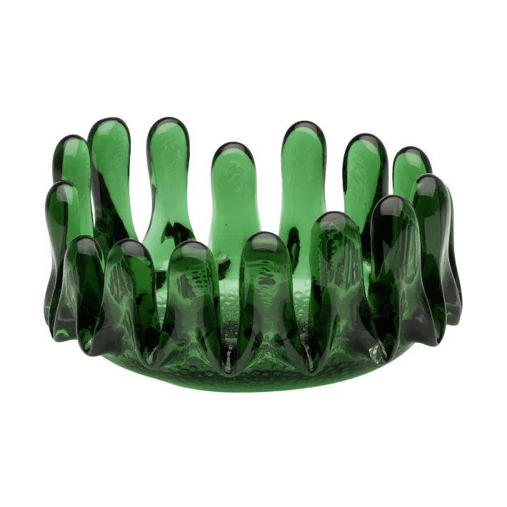 Sunflower bowl - Emerald green, 7.5 cm - Kosta Boda