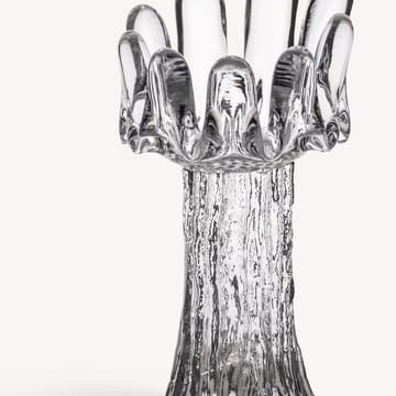 Sunflower candle holder 18 cm - Clear - Kosta Boda