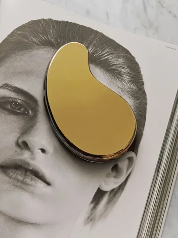 Tears of joy decorative object 2 pieces - Gold - Kosta Boda